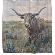 "Longhorn" Handgeschilderd