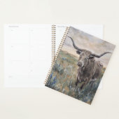 "Longhorn" handgeschilderd Planner (Display)