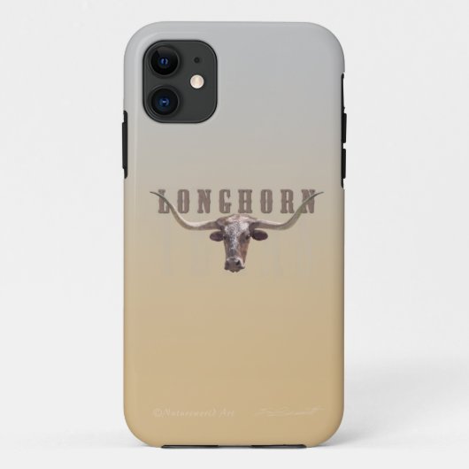 Longhorn iPhone5 licht Hoesje (Achterkant)