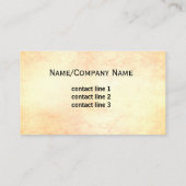 Longhorn koe rustiek land sepia custom visitekaartje (Achterkant)