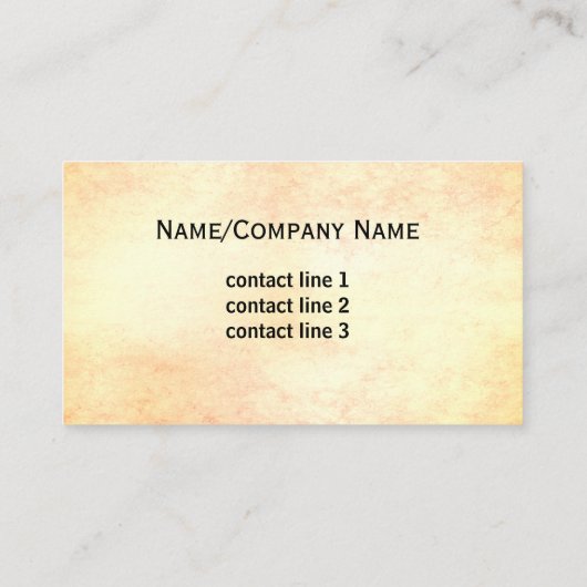 Longhorn koe rustiek land sepia custom visitekaartje (Achterkant)