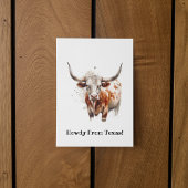 Longhorn Legacy, custom   Briefkaart