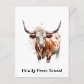 Longhorn Legacy, op maat Briefkaart (Voorkant)