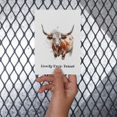 Longhorn Legacy, op maat Briefkaart