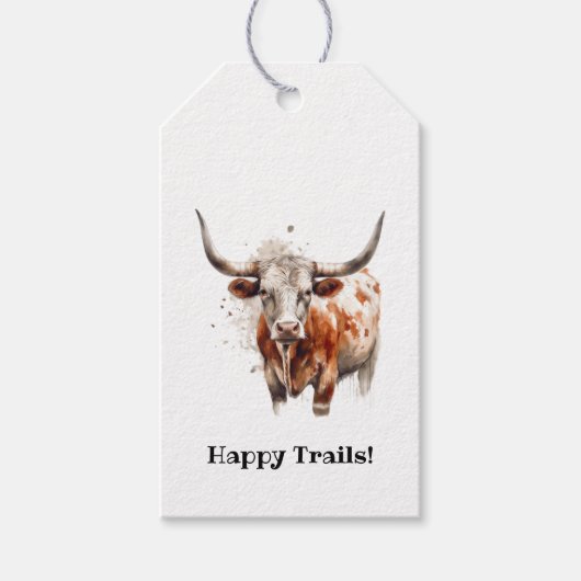 Longhorn Legacy, op maat Cadeaulabel (Voorkant)