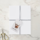 Longhorn Legacy, op maat Cadeaulabel (Met Touw)