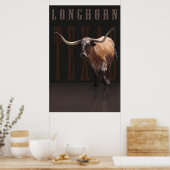 Longhorn Legacy Poster -40x60 - andere maten ook (Keuken)