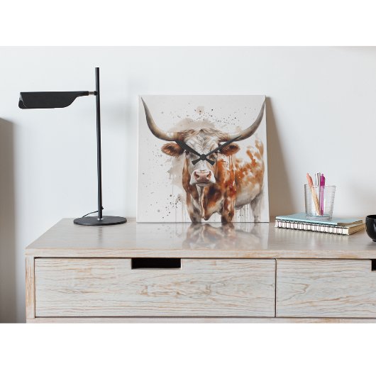 Longhorn Legacy Vierkante Klok