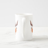 Longhorn Love Bone China Specialty Mok (Achterkant)
