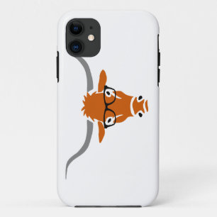 Longhorn met heupbril iPhone 11 hoesje