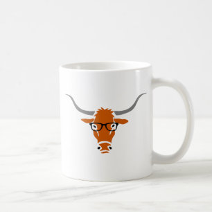 Longhorn met heupbril koffiemok