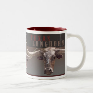 Longhorn-Mokken Tweekleurige Koffiemok