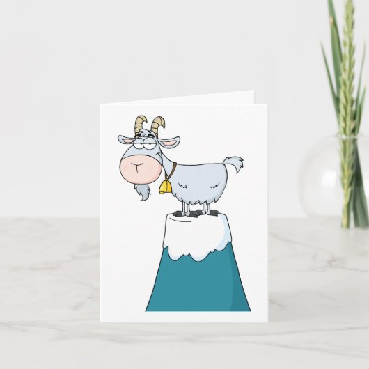 Longhorn Mountain Goat Kaart (Voorkant)