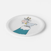 Longhorn Mountain Goat Papieren Bordje (Gekanteld)