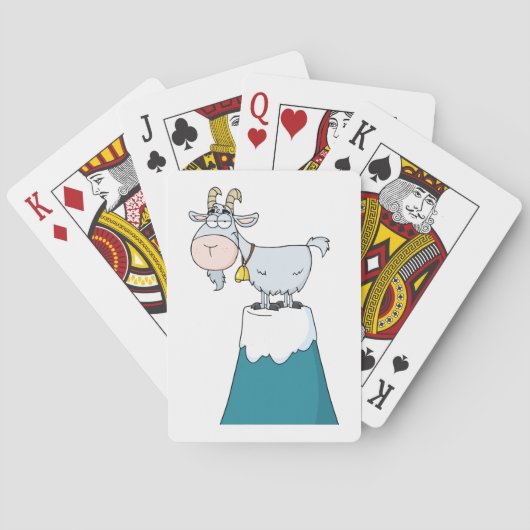 Longhorn Mountain Goat Pokerkaarten (Achterkant)