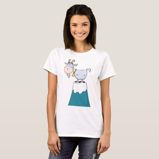 Longhorn Mountain Goat T-shirt (Voorkant volledig)
