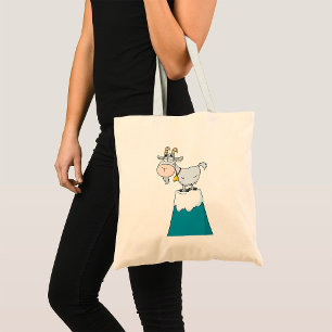 Longhorn Mountain Goat Tote Bag