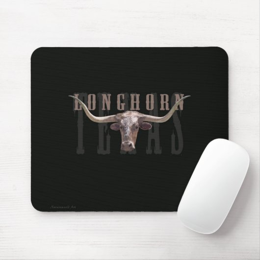 Longhorn Mousepad Muismat (Met muis)