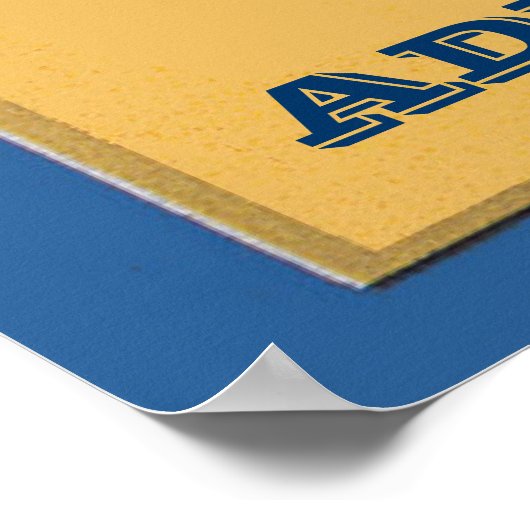 Longhorn Poster, bewerk tekst, Poster (Hoek)