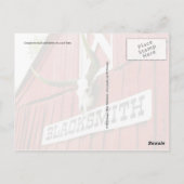 Longhorn schedel en horens briefkaart (Achterkant)