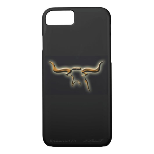 Longhorn Simple iPhone 7 Barely Daar Hoesje (Achterkant)