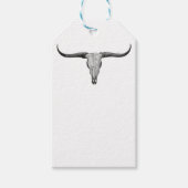 Longhorn Skull Cadeaulabel (Voorkant)