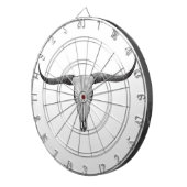 Longhorn Skull Dartbord (Voorkant Rechts)