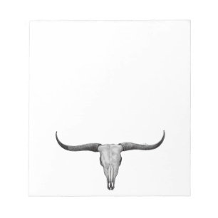 Longhorn Skull Notitieblok