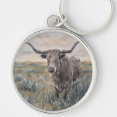 "Longhorn" Sleutelhanger (Voorkant)