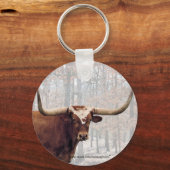 Longhorn sleutelhanger-pas aan sleutelhanger (Voorkant)