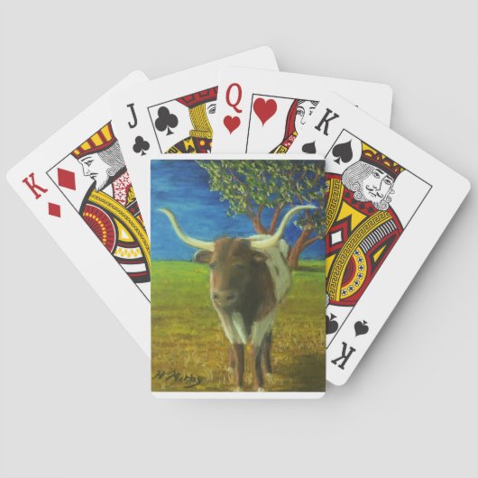 Longhorn Speelkaarten (Achterkant)