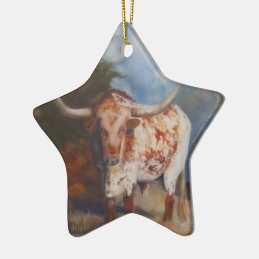 Longhorn Star Ornament (Links)