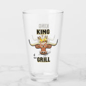 Longhorn Steer Glass Glas (Achterkant)