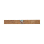 Longhorn Steer Medallion Belly Band Uitnodigingen Wikkel (Vlak)