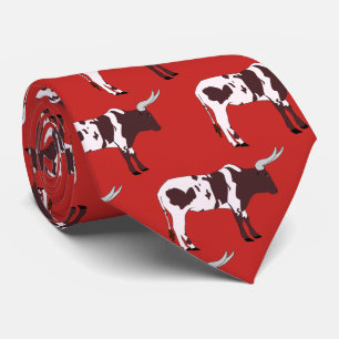 Longhorn Steer Team Mascotte Football stropdas