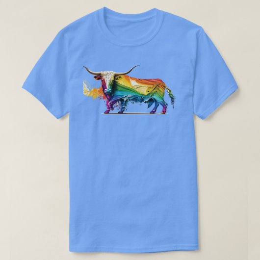 Longhorn Stier T-shirt (Design voorkant)
