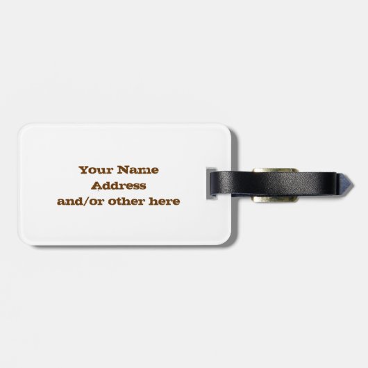 Longhorn Texas Bagagelabel (Achterkant horizontaal)