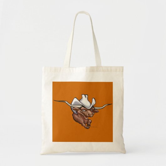 Longhorn Tote Bag (Voorkant)