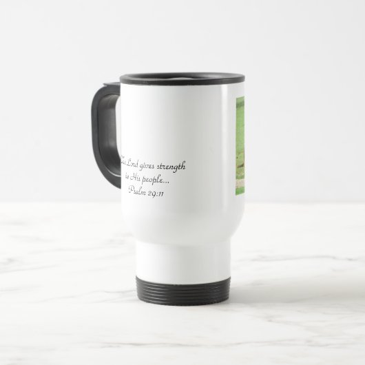Longhorn Travel Mug Reisbeker (Voorkant links)