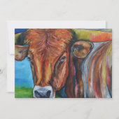 Longhorn Uitnodiging (Voorkant)