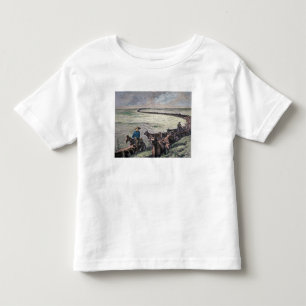 Longhorn, vee, van Texas naar Abilene, Kansa Kinder Shirts