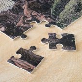 Longhorn, vee, van Texas naar Abilene, Kansa Legpuzzel (Zijkant)