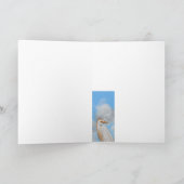 Longhorn wenskaart kaart (Binnen)