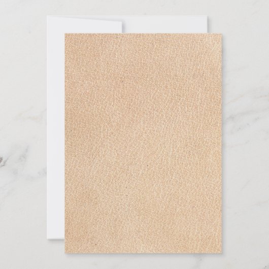 Longhorn Westerne bruiloft uitnodiging (Achterkant)