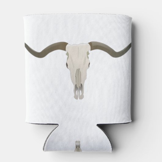 Longhorn Westerne stijl Blikjeskoeler (Achterkant)