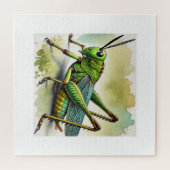 Longhorned Grasshopper Katydid 270824IREF244 - Wat Legpuzzel (Horizontaal)