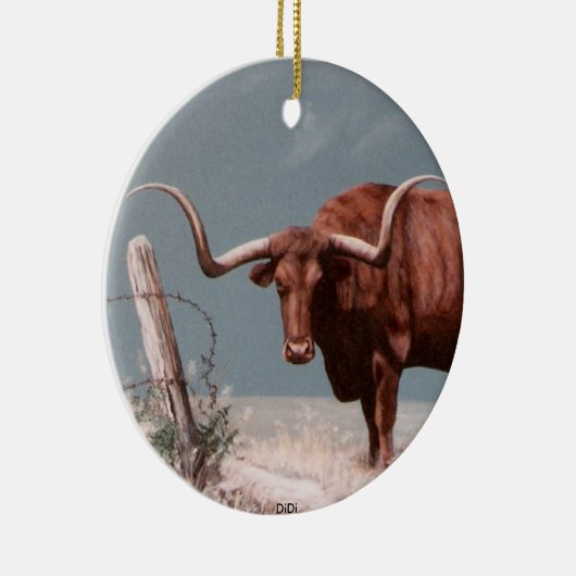 LONGHORNEN van DiDi Keramisch Ornament (Rechts)