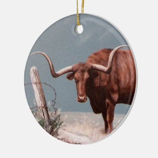 LONGHORNEN van DiDi Keramisch Ornament (Links)