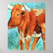Longhorns Boots en Ginger Poster (Voorkant)