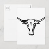 Longhorns Briefkaart (Voorkant / Achterkant)